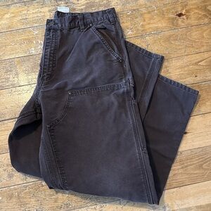 Carhartt double knee chocolate pants 36 x 32